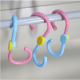 创意糖果色可旋转S型挂钩便携无痕挂钩3只装地摊货批发
